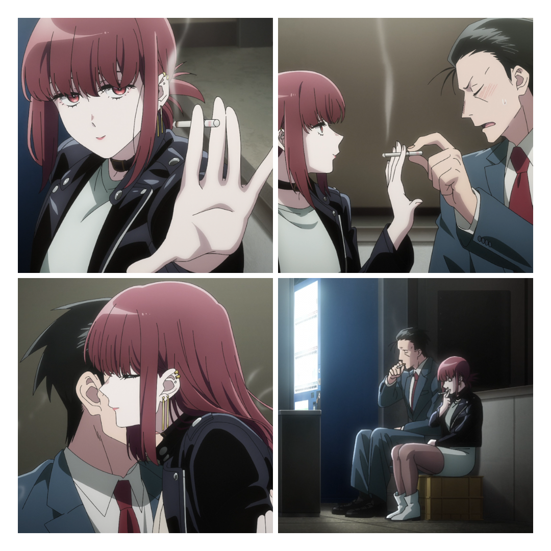Yamada era alguien a quien Sasaki admiraba desde cierta distancia, pero con Tayama todo fue diferente. Con ella empezó a fumar, bromear y hablar de cosas que normalmente se guardaba para sí mismo. Sin saberlo, estaba acercándose cada vez más a la misma mujer, mientras aquel rincón para fumadores se convertía en algo mucho más importante.