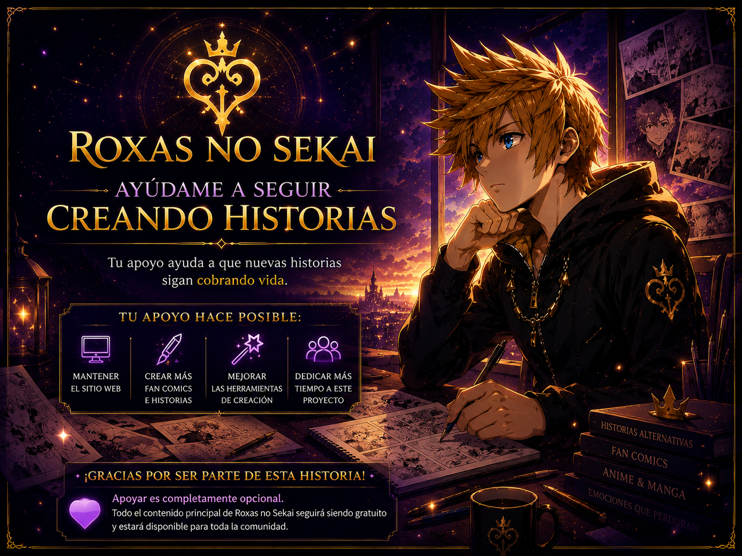 Apoya a Roxas no Sekai